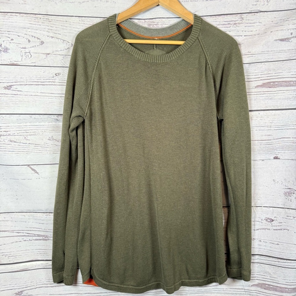 Lululemon Women’s Sweater Sunshine Coast Be Bold Knit cashemere blend fits S (6)